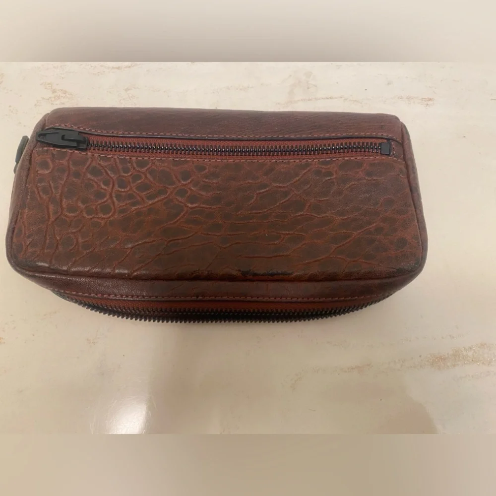 Alexander Wang Fumo continental wallet raisin  color great! black hardware